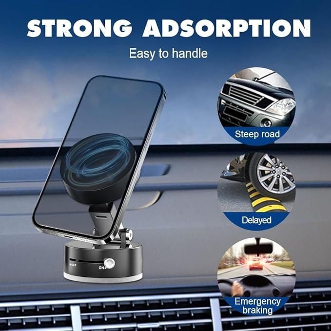 Magnetic Phone Holder – Ultra-Stable 360° Rotation Mount