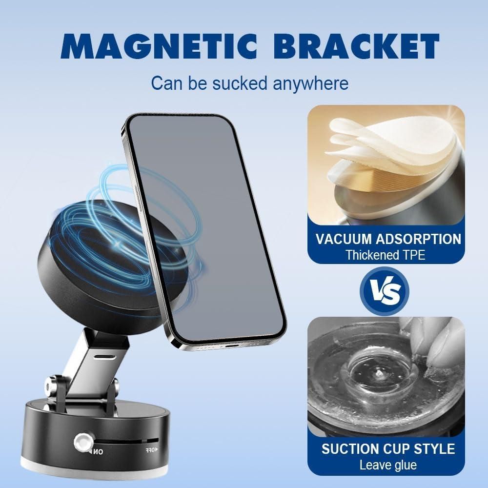 Magnetic Phone Holder – Ultra-Stable 360° Rotation Mount
